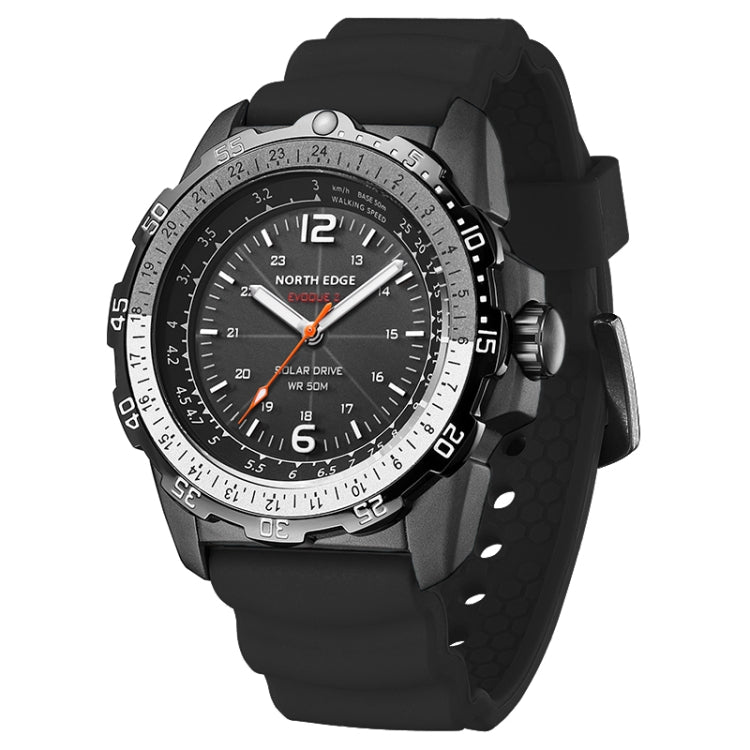 NORTH EDGE EVOQUE2 Outdoor Waterproof Solar Charging Sports Watch