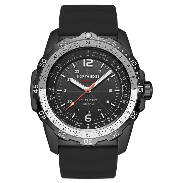 NORTH EDGE EVOQUE2 Outdoor Waterproof Solar Charging Sports Watch