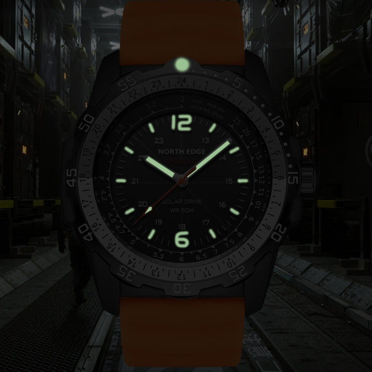 NORTH EDGE EVOQUE2 Outdoor Waterproof Solar Charging Sports Watch