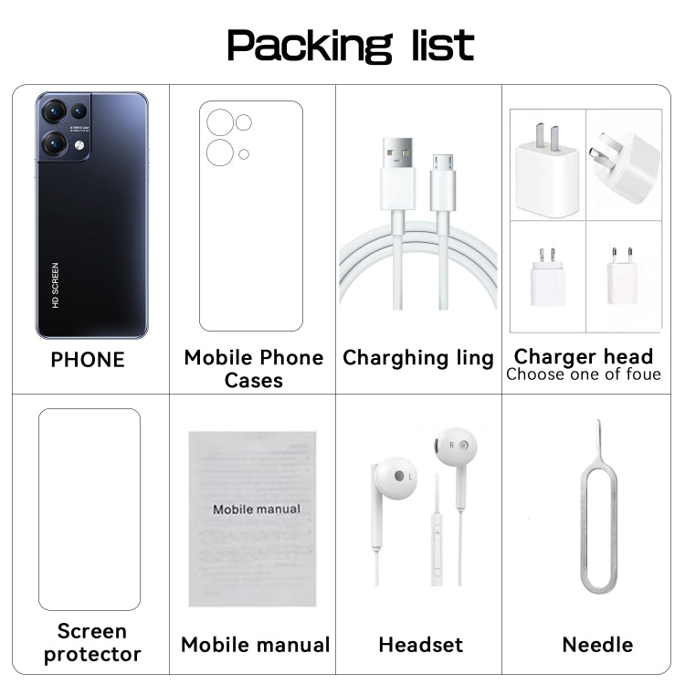 Reno8 Pro / B55, 6.49 inch Screen, Face Identification, Android  8.1 MTK6580A Quad Core, Network: 3G, OTG, Dual SIM