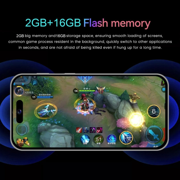 i15 Pro Max / U18, 6.53 inch Screen, Face Identification, Android 9.1 SC7731E Quad Core, Network: 3G, Dual SIM