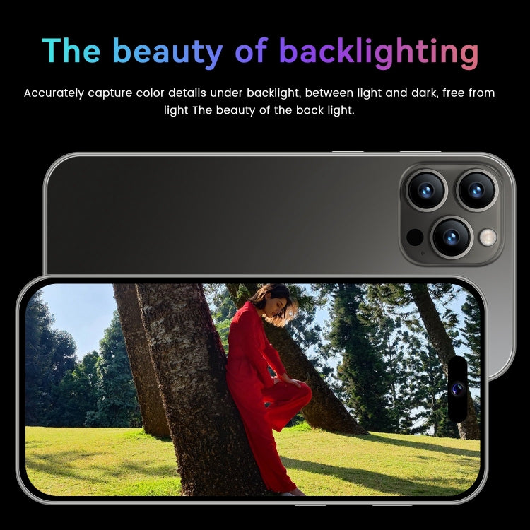 i15 Pro Max / U18, 6.53 inch Screen, Face Identification, Android 9.1 SC7731E Quad Core, Network: 3G, Dual SIM