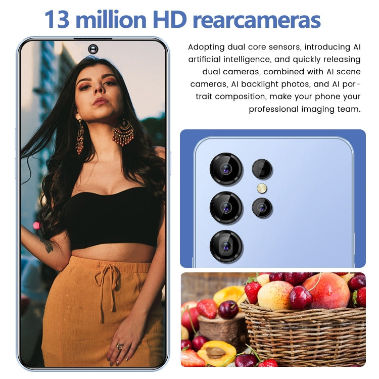 S23 Ultra / U19, 6.53 inch Screen, Face ID & Side Fingerprint Identification, Android 9.1 MTK6753 Octa Core, Network: 4G, Dual SIM