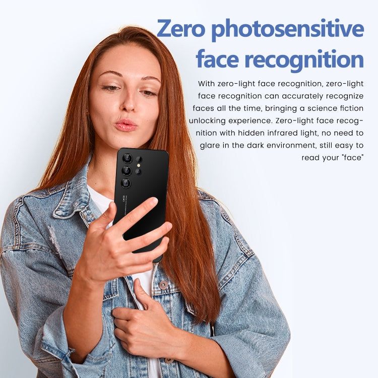 S23 Ultra / U19, 6.53 inch Screen, Face ID & Side Fingerprint Identification, Android 9.1 MTK6753 Octa Core, Network: 4G, Dual SIM