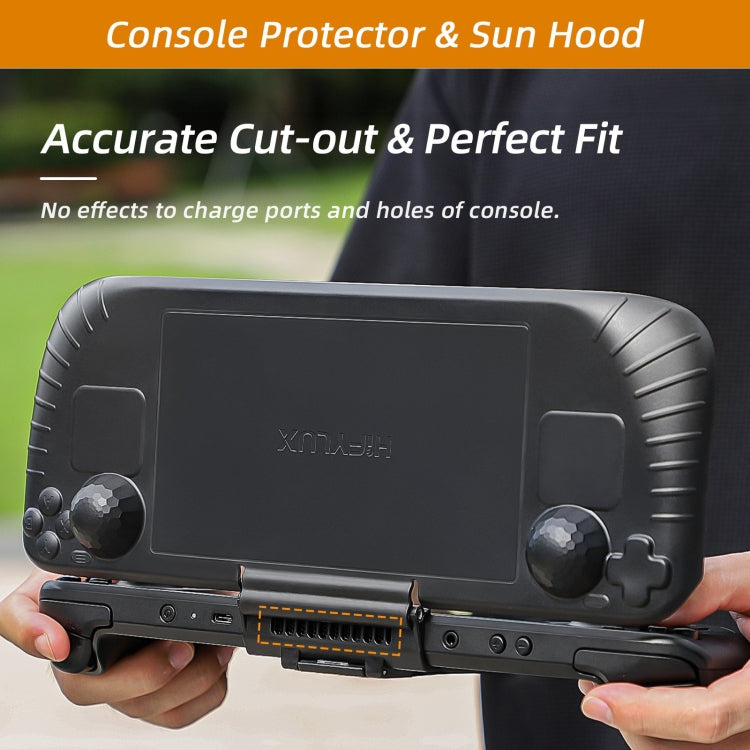Hifylux 3 in 1 Gaming Console Protector Guard Monitor Cover Sun Hood Kickstand Holder Mount