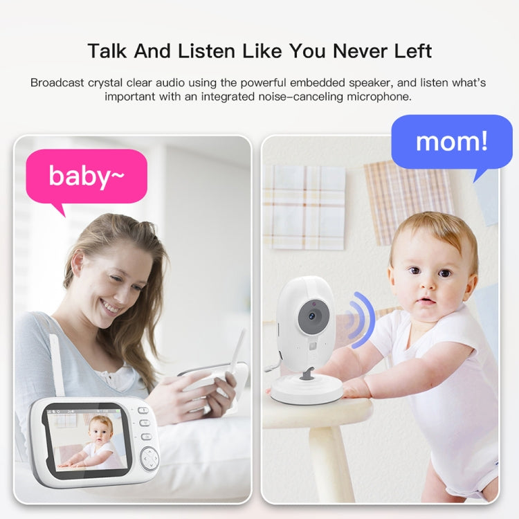 ABM600 3.5 inch Wireless Video Night Vision Baby Monitor Security Camera