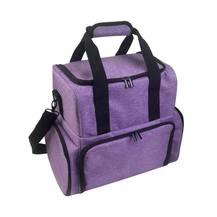 Double Layer Multifunctional Removable Nail Polish Crossbody Storage Cosmetic Bag