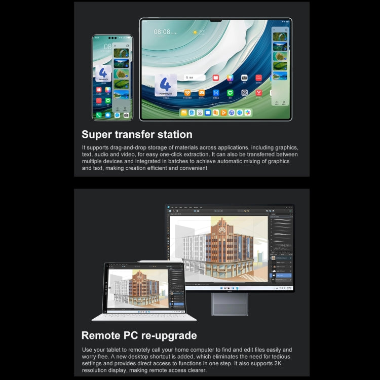 HUAWEI MatePad Pro 13.2 inch WiFi, HarmonyOS 4 Hisilicon Kirin 9000S 12-core, Not Support Google Play