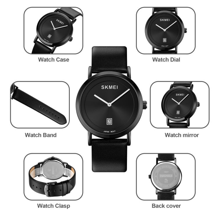 SKMEI 1907 Multifunctional Men 30M Waterproof Fashion Quartz Digital Wrist Watch
