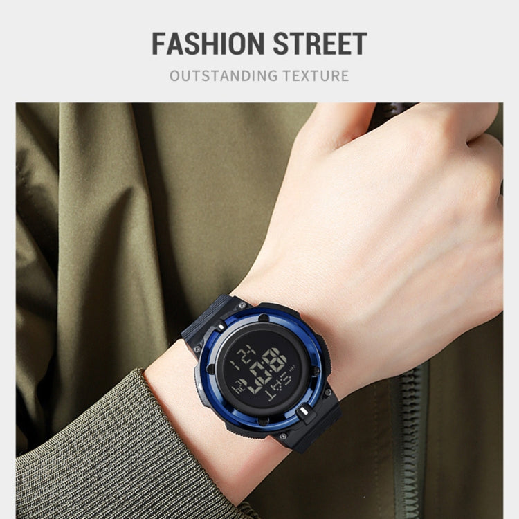 SKMEI 2010 Multifunctional Men 50M Waterproof Luminous Digital Wrist Watch