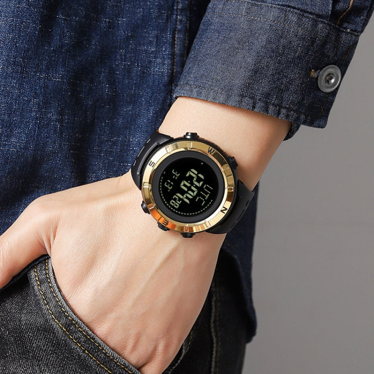 Shimei 2096 Multifunctional Men 50M Waterproof Compass Noctilucent Digital Wrist Watch