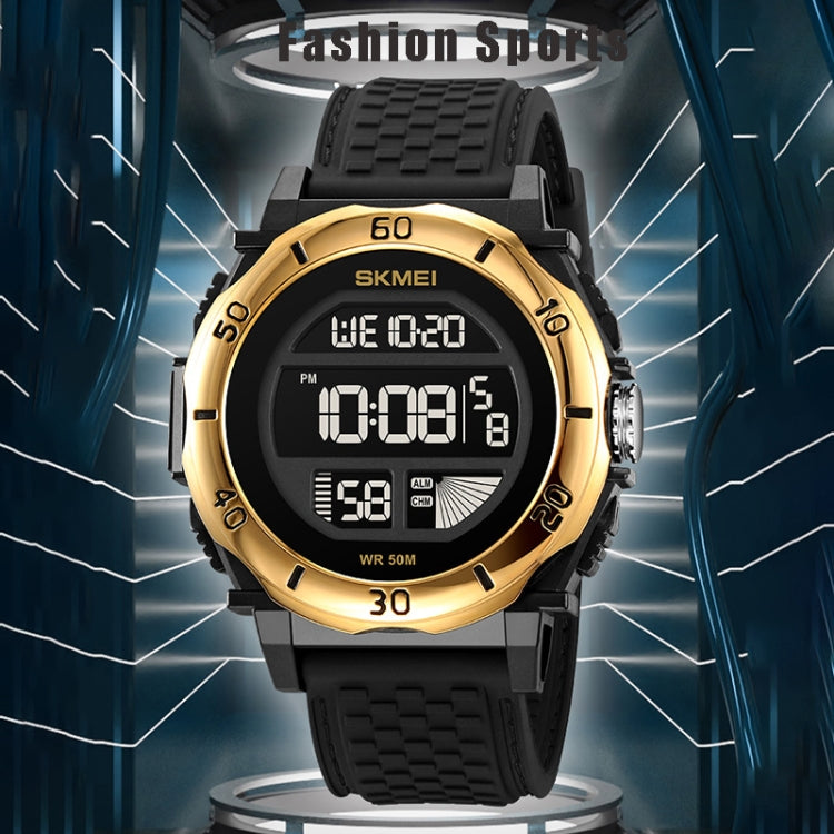 SKMEI 2099 Multifunctional Men Outdoor 50M Waterproof Luminous Digital Wrist Watch