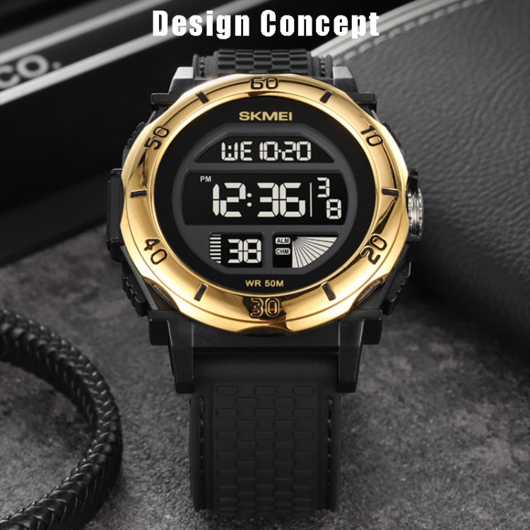 SKMEI 2099 Multifunctional Men Outdoor 50M Waterproof Luminous Digital Wrist Watch