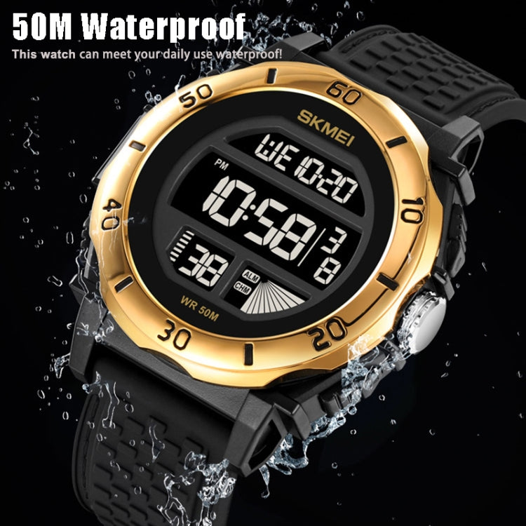 SKMEI 2099 Multifunctional Men Outdoor 50M Waterproof Luminous Digital Wrist Watch