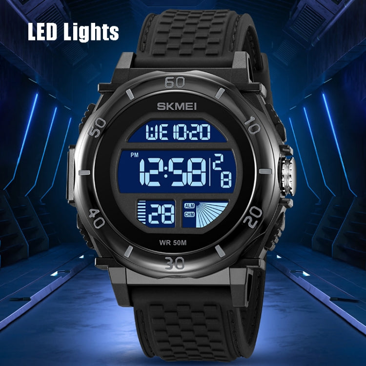 SKMEI 2099 Multifunctional Men Outdoor 50M Waterproof Luminous Digital Wrist Watch