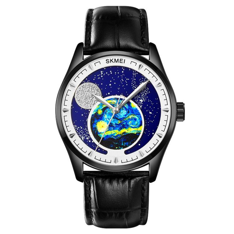 SKMEI 2115 Multifunctional Men Outdoor 30M Waterproof Moon Phase Quartz Watch