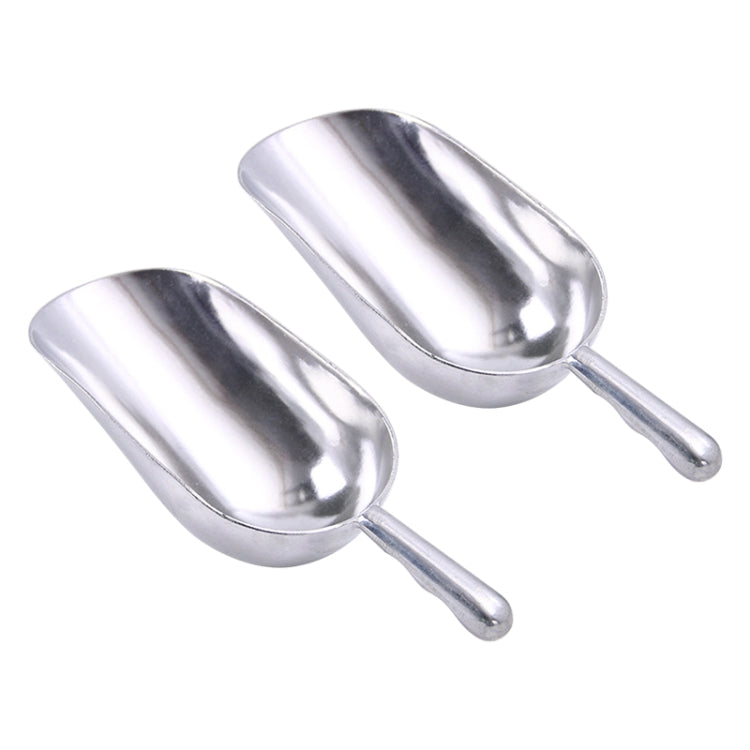 2 PCS Stainless Steel Multifunctional Shovel Aluminum Alloy Ice Shovel Food Tea Shovel Tea Spoon