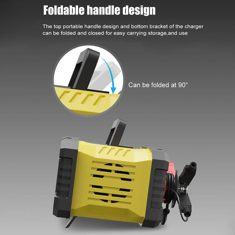 FOXSUR 12V / 24V 10A Portable Motorcycle Car Smart Battery Charger
