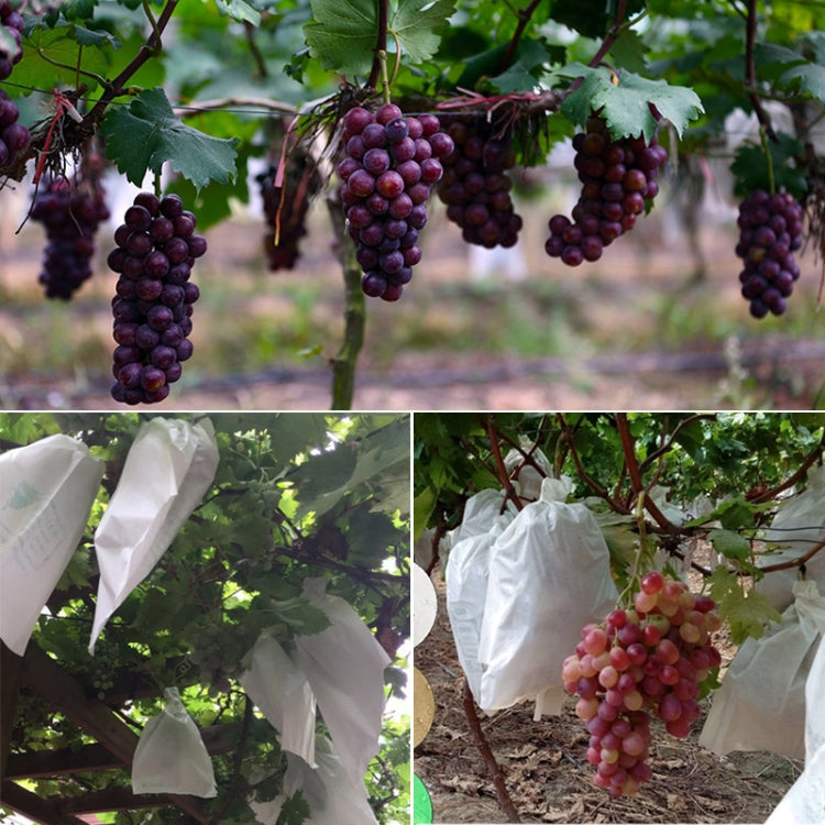 100pcs Waterproof Grape Packaging Bag Paper Bag Fruit Protective Bag