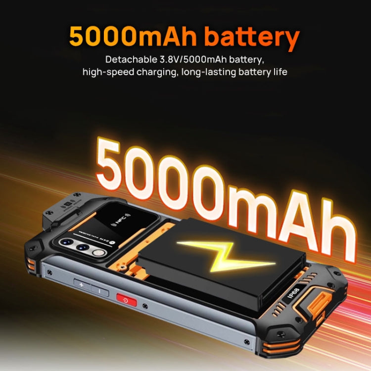 UNIWA W888 HD+ Rugged Phone, 6.3 inch Android 11 Mediatek MT6765 Helio P35 Octa Core up to 2.3GHz, NFC, OTG, Network: 4G