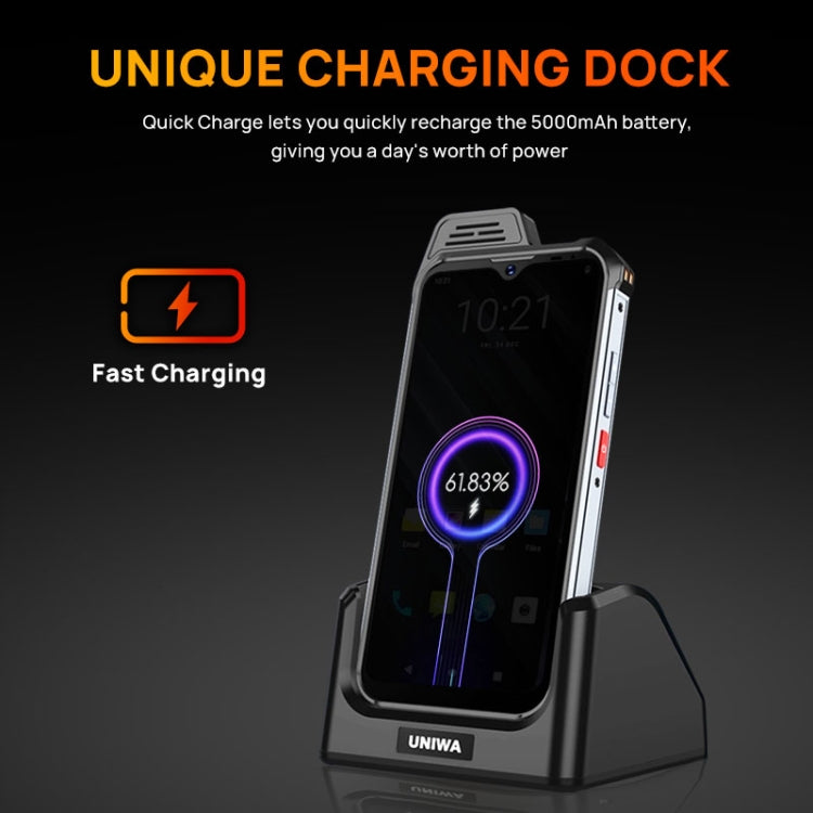UNIWA W888 HD+ Rugged Phone, 6.3 inch Android 11 Mediatek MT6765 Helio P35 Octa Core up to 2.3GHz, NFC, OTG, Network: 4G