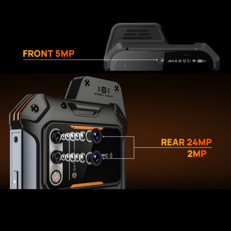 UNIWA W888 HD+ Rugged Phone, 6.3 inch Android 11 Mediatek MT6765 Helio P35 Octa Core up to 2.3GHz, NFC, OTG, Network: 4G