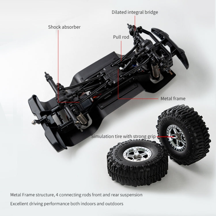 JJR/C C8801 4WD Drive Off-road Climbing Remote Control Vehicle