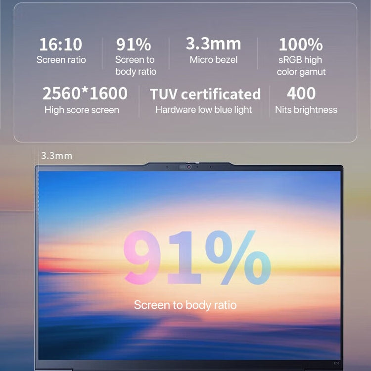Lenovo ThinkPad E16-B2CD 16 inch Laptop, Windows 11 Home Chinese Version, Intel Core i7-13700H