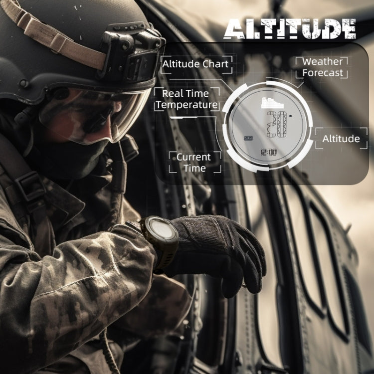 NORTH EDGE VERTICO Carbon Fiber Outdoor Sports Multifunctional Electronic Watch