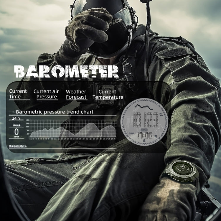 NORTH EDGE VERTICO Carbon Fiber Outdoor Sports Multifunctional Electronic Watch