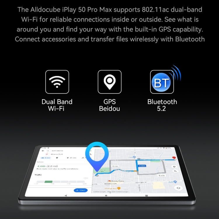 ALLDOCUBE iPlay 50 Pro Max 4G LTE Tablet, 10.4 inch Android 13 Helio G99 Octa Core Support Dual SIM