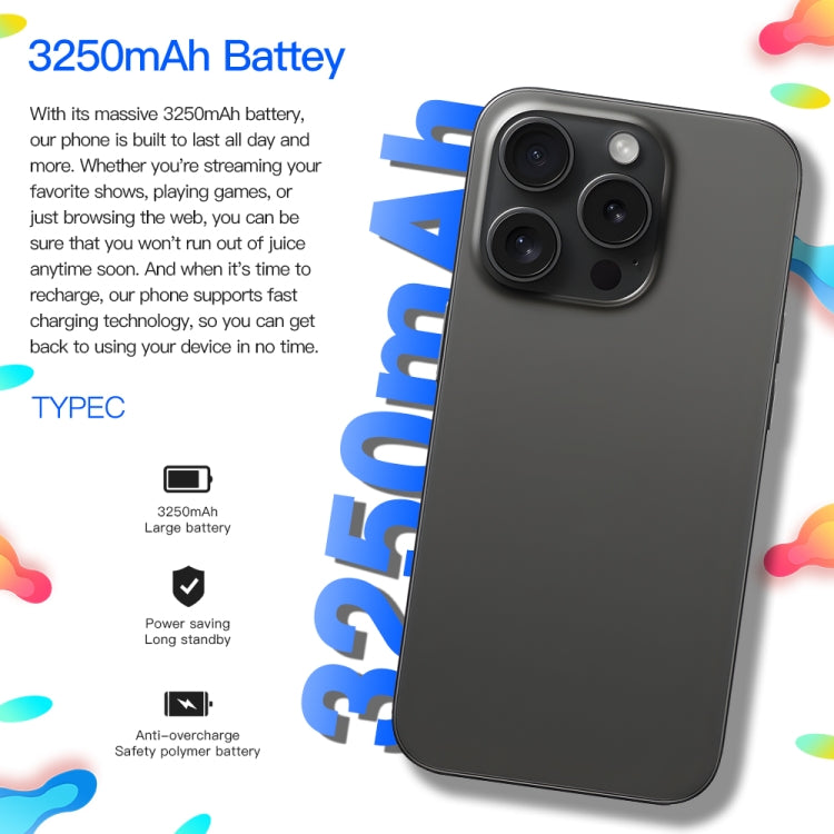 i15ProMax / U18, 6.53 inch Face Identification Android 8.1 MTK6737 Quad Core, Network: 4G, OTG, Dual SIM