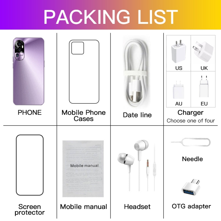 Reno10Pro+ / U22, 6.53 inch Screen, Face Identification, Android 8.1 MTK6737 Quad Core, Network: 4G, OTG, Dual SIM