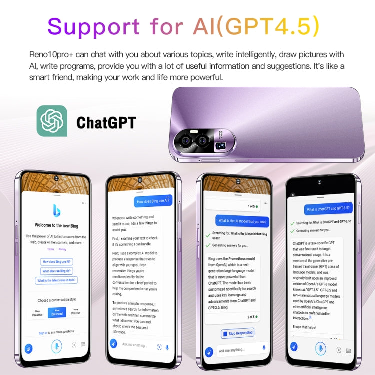 Reno10Pro+ / U22, 6.53 inch Screen, Face Identification, Android 8.1 MTK6737 Quad Core, Network: 4G, OTG, Dual SIM