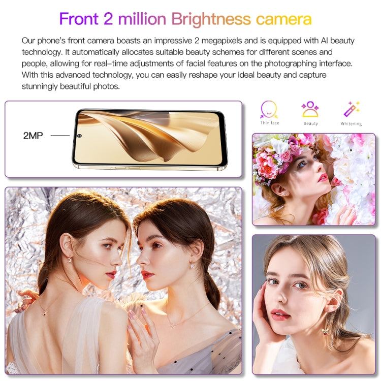 Reno10Pro+ / U22, 6.53 inch Screen, Face Identification, Android 8.1 MTK6737 Quad Core, Network: 4G, OTG, Dual SIM