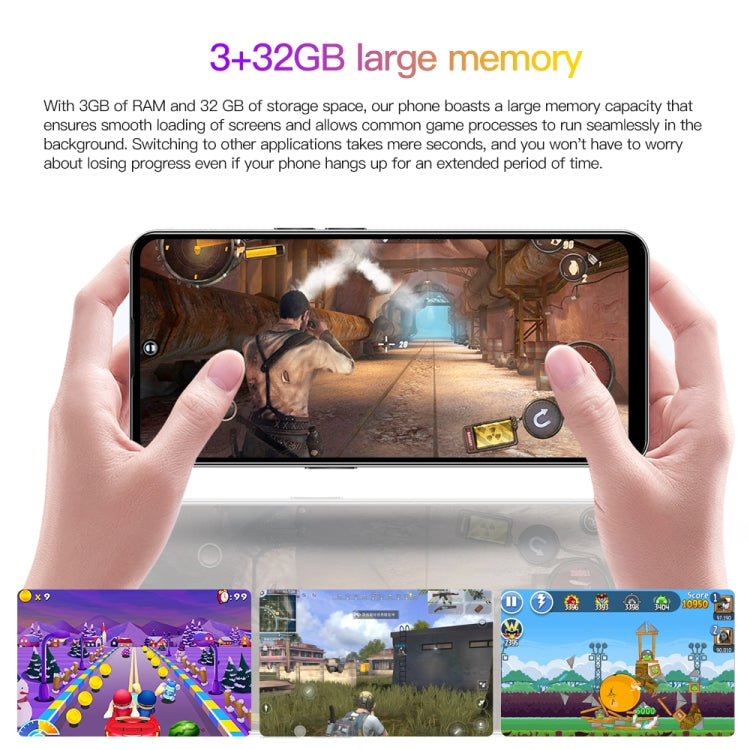 Reno10Pro+ / U22, 6.53 inch Screen, Face Identification, Android 8.1 MTK6737 Quad Core, Network: 4G, OTG, Dual SIM