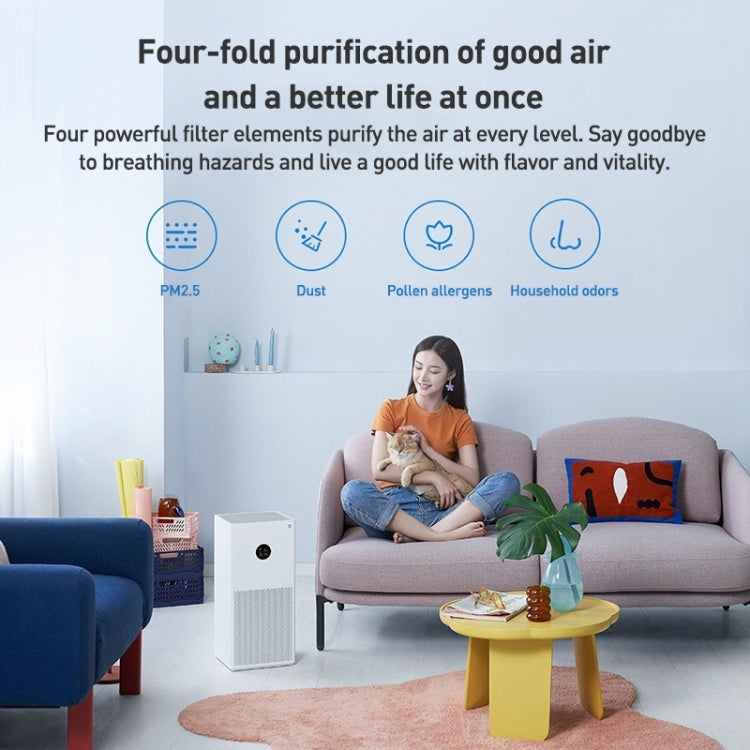 Original Xiaomi Mijia Smart Air Purifier 4 Lite Antibacterial Aldehyde Removal, US Plug