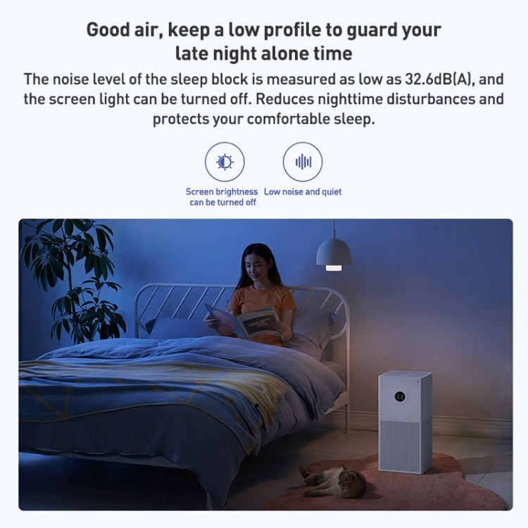 Original Xiaomi Mijia Smart Air Purifier 4 Lite Antibacterial Aldehyde Removal, US Plug