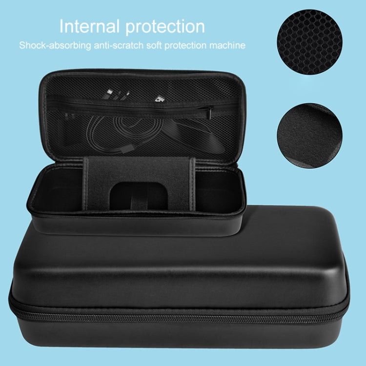 Portable EVA Leather Grain Game Console Storage Bag