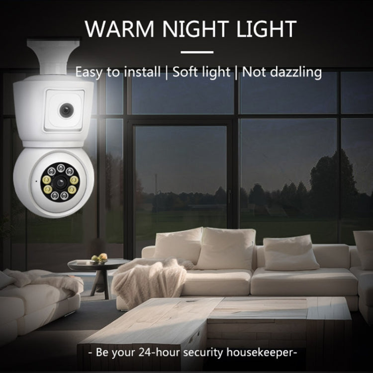 DP44 Bulb-type Motion Tracking Night Vision Smart Camera Supports Voice Intercom