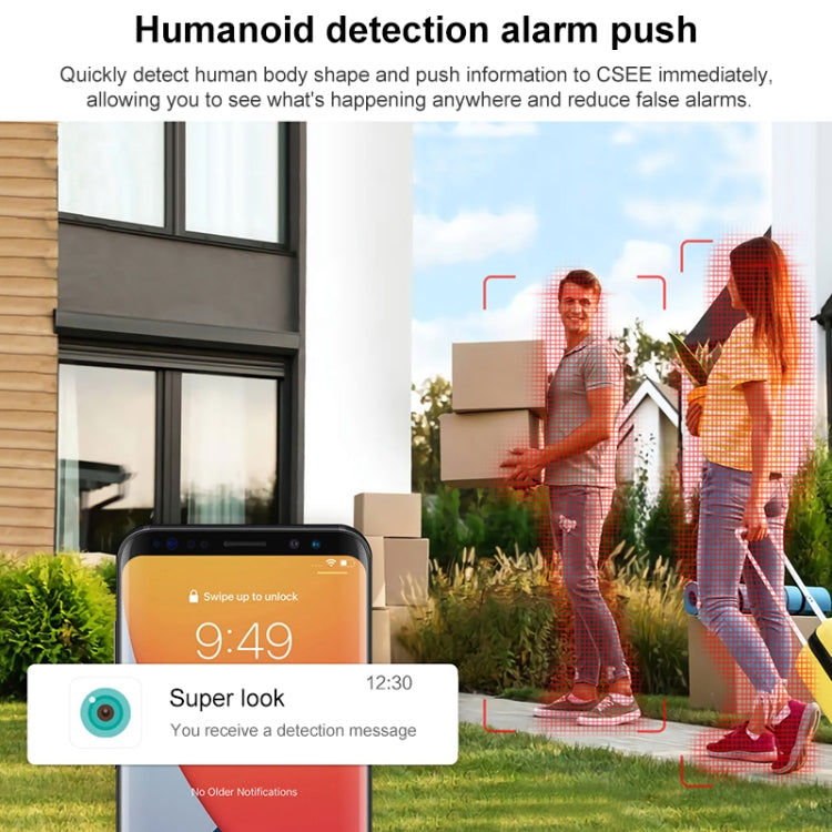 QX101 6MP WiFi Dual Camera Supports Two-way Voice Intercom & Infrared Night Vision