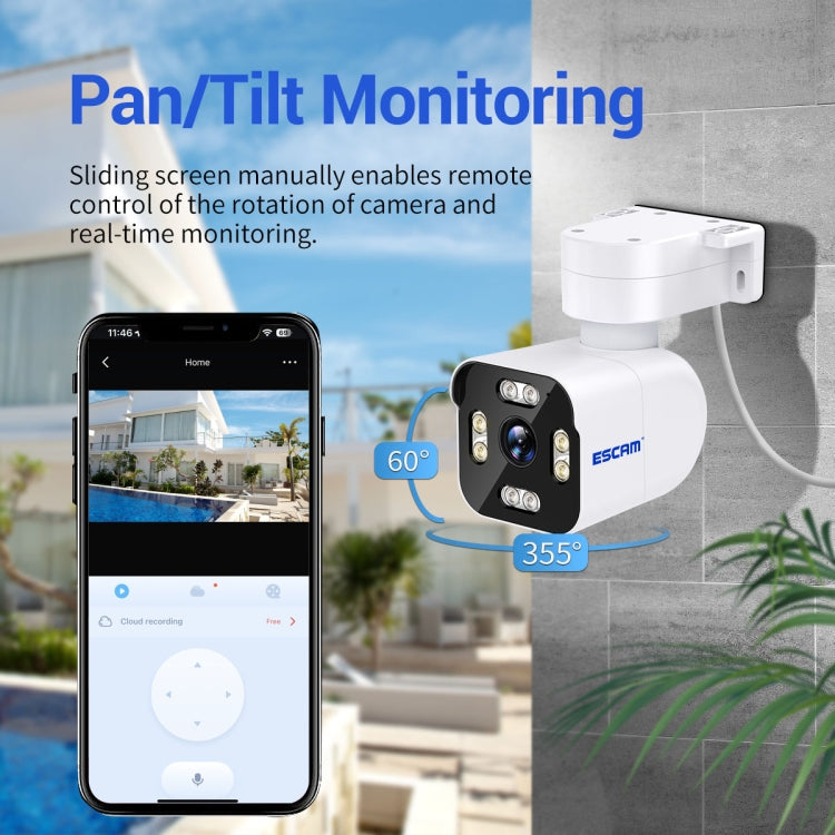 ESCAM PT303 3MP HD Motion Detection APP Control Pan & Tilt WiFi IP Camera