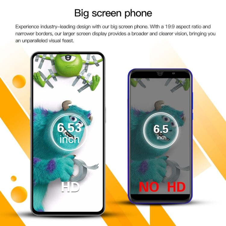 C20 Art Edition, 6.53 inch Face Identification Android 8.1 MTK6753 Octa Core , Network: 4G, Dual SIM