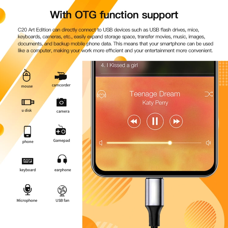 C20 Art Edition, 6.53 inch Face Identification Android 8.1 MTK6753 Octa Core , Network: 4G, Dual SIM