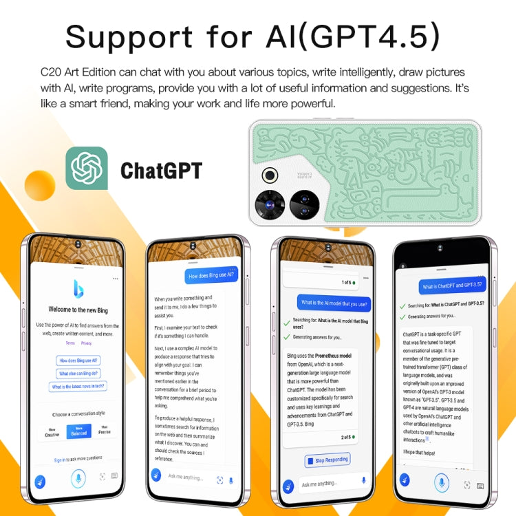 C20 Art Edition, 6.53 inch Face Identification Android 8.1 MTK6753 Octa Core , Network: 4G, Dual SIM