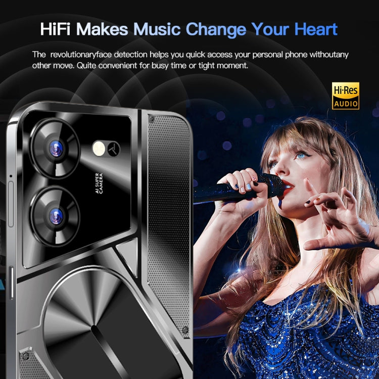 Povo5pro / PU31, 6.53 inch Face Identification Android 8.1 MTK6753 Octa Core, Network: 4G, AI GPT4, Dual SIM