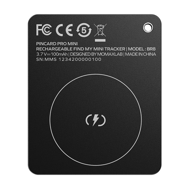 MOMAX PINCARD BR8 Card Wireless Charging Positioning Anti-lost Device