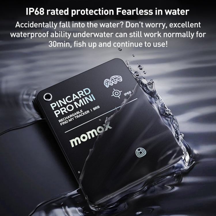 MOMAX PINCARD BR8 Card Wireless Charging Positioning Anti-lost Device