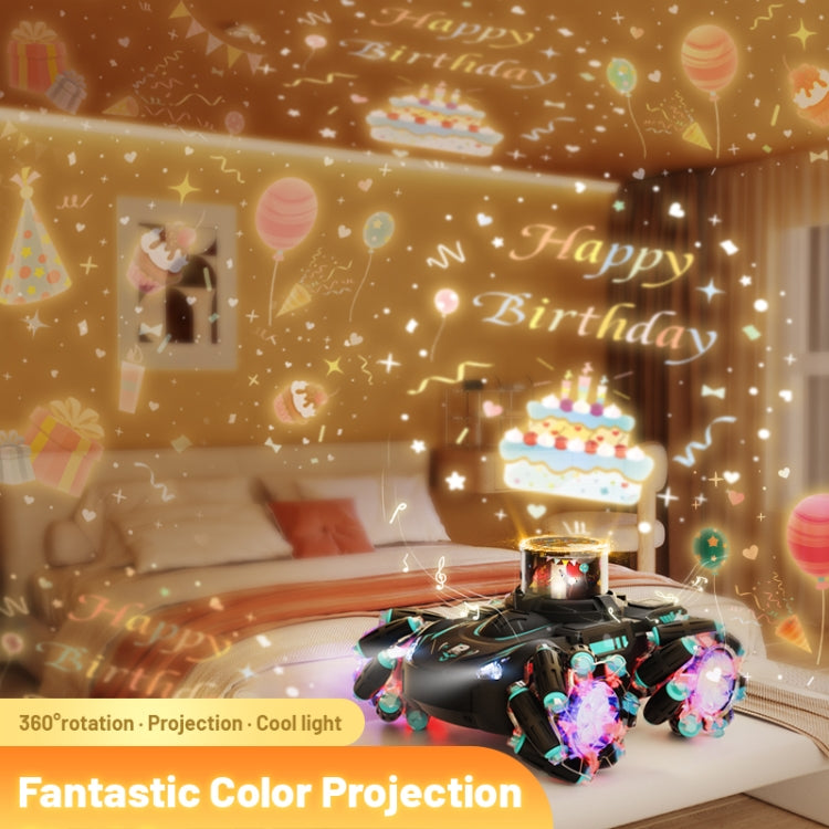 Q169 2.4G Magic Color Projection Stunt Remote Control Car