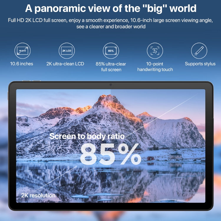 Lenovo K10 Pro 5G LTE Tablet, 10.6 inch Android 13, Qualcomm Snapdragon 695 Octa Core, Support Face Identification